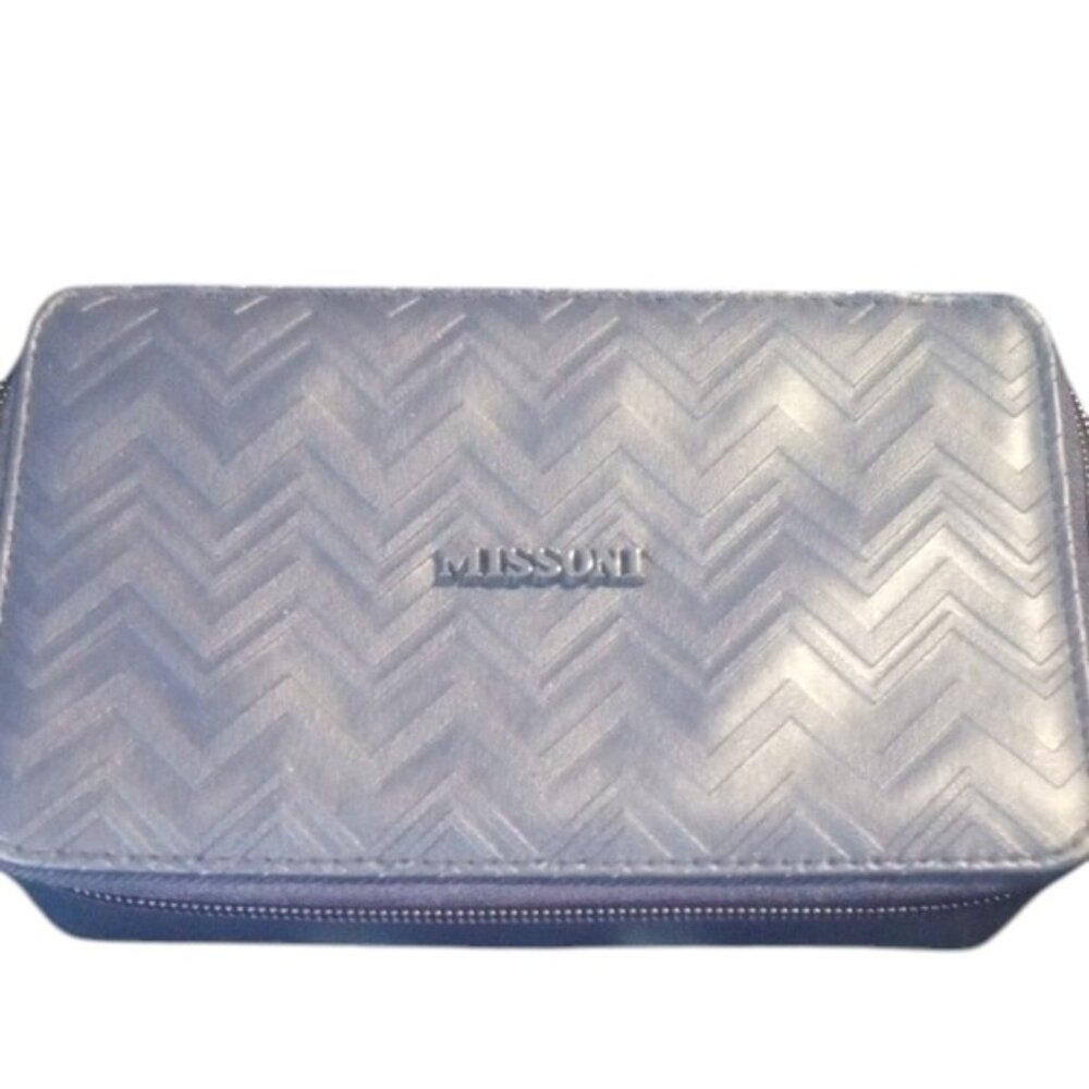 Missoni Blue Chevron Toiletry Box | Delta One Exclusive